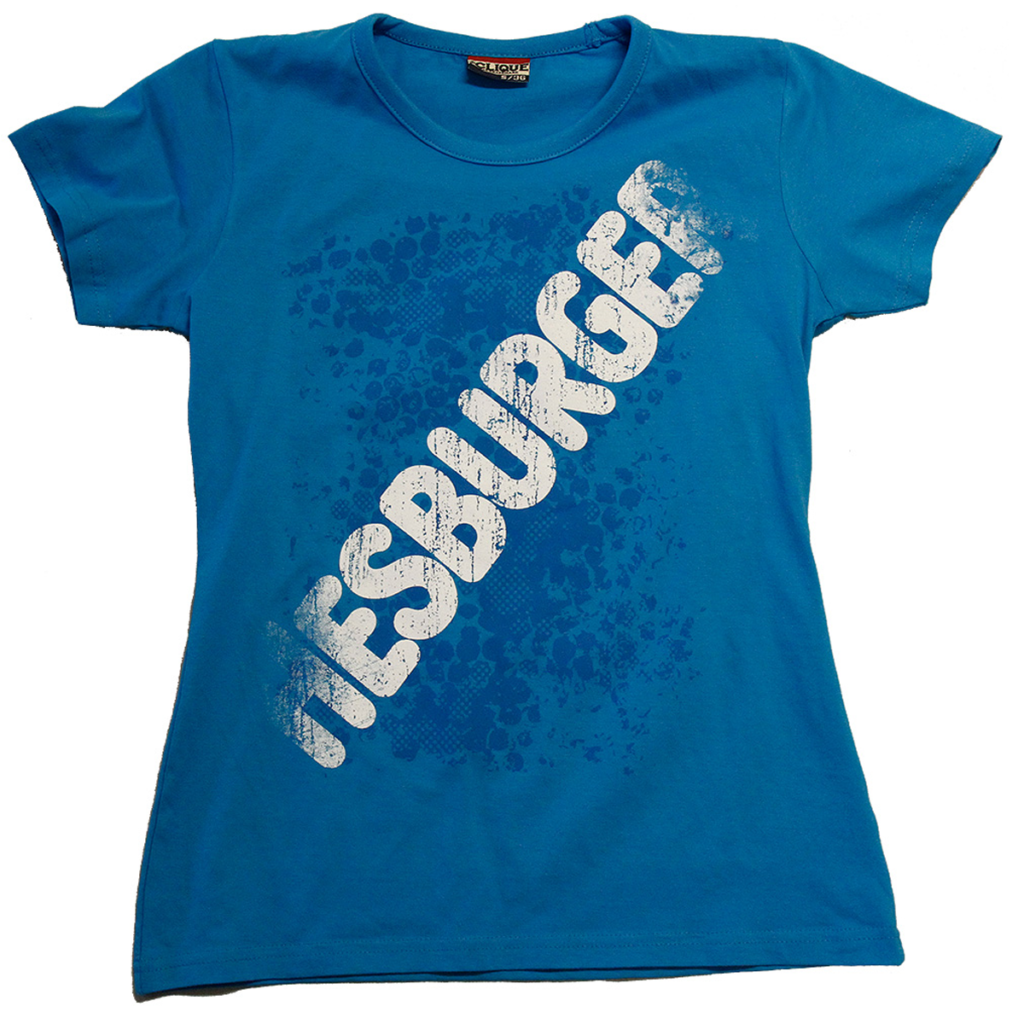 T-paita paino Hesburger, paita omalla printillä
