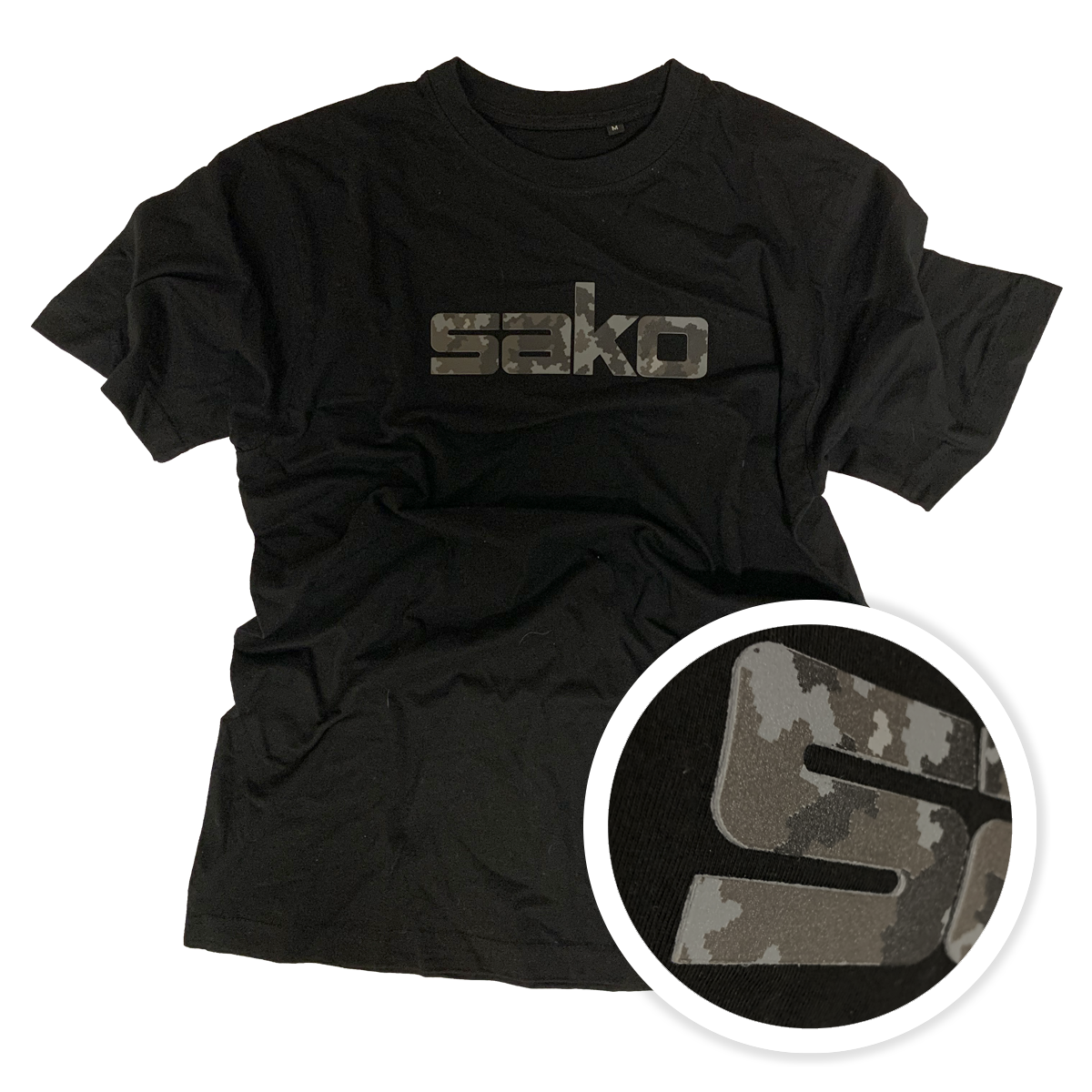 3D-silkkipainatus t-paita Sako
