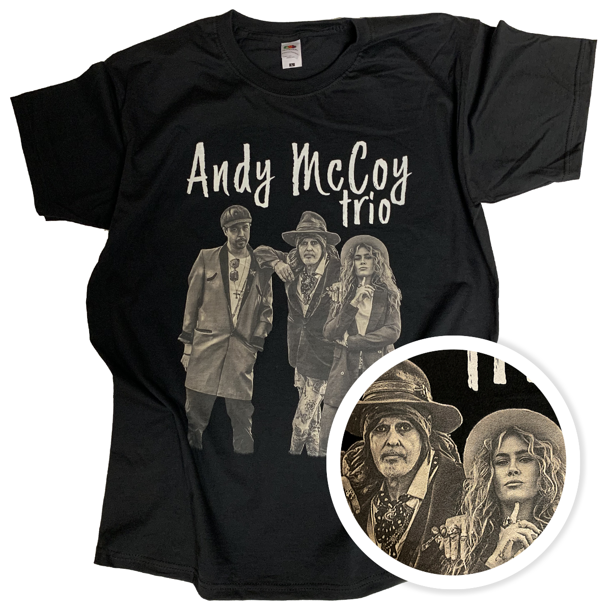Andy McCoy Trio t-paitapaino
