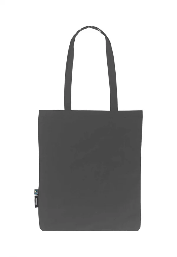 Neutral Shopping Bag, long handles -kangaskassi painatuksella - KH-Print Oy
