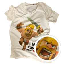 Clash of Clans DTG-paitapainatus Clash of Clans t-paitapaino