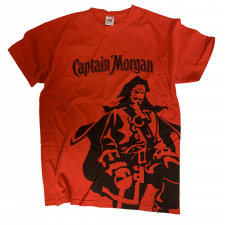Captain Morgan t-paitapainatus ekologinen paitapainatus, ekologinen paitapaino