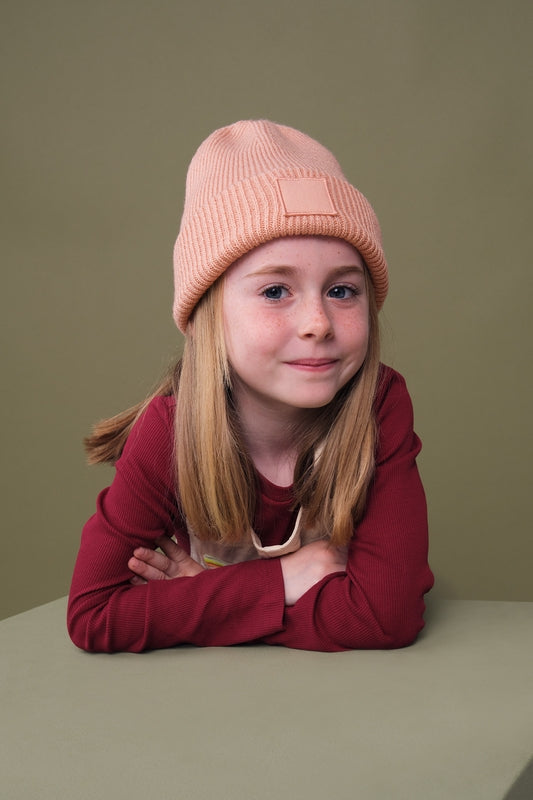 Childrens Deep Tonal Patch Beanie